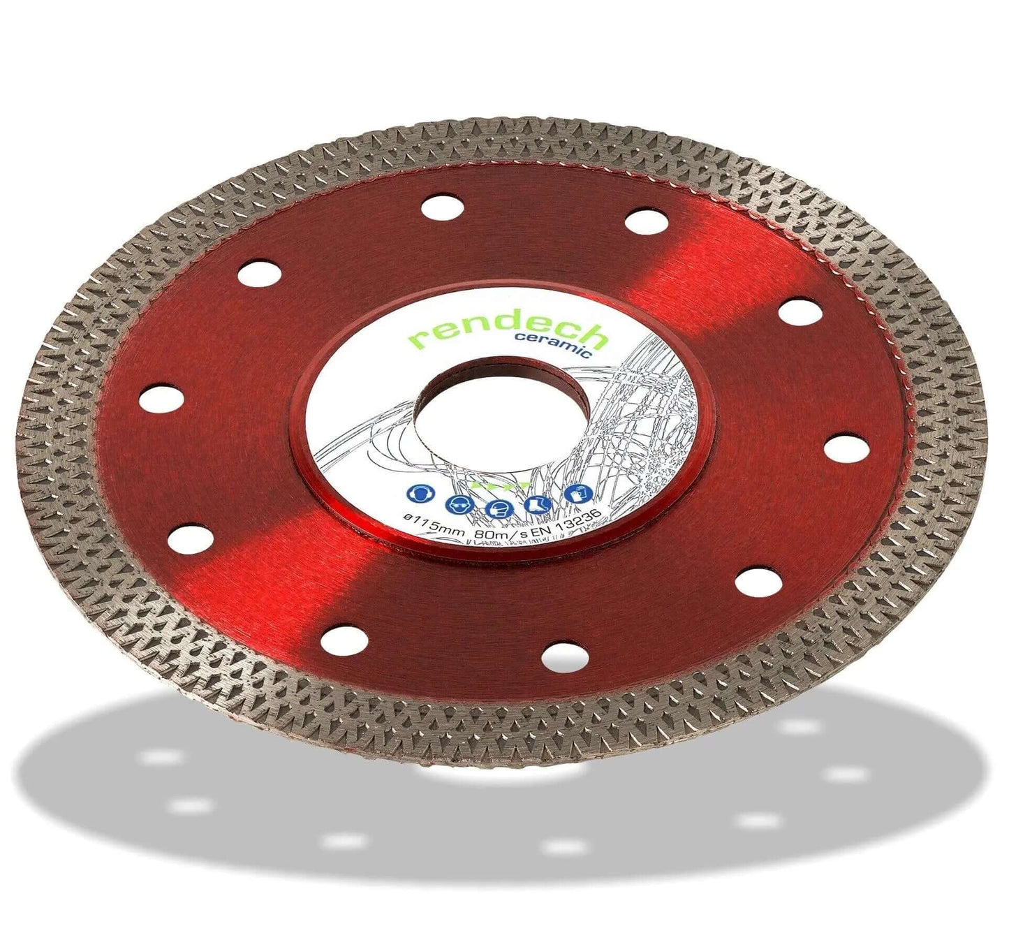 Diamantscheibe 115 mm für Fliesen, Granit und Naturstein, Profiqualität für präzises Schneiden.