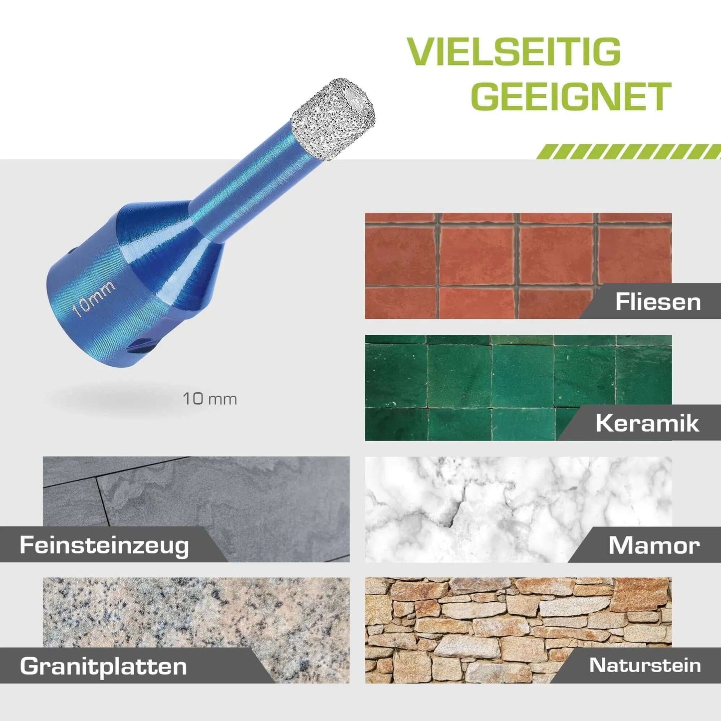 Profi Fliesenbohrer 10mm M14 - rendech®