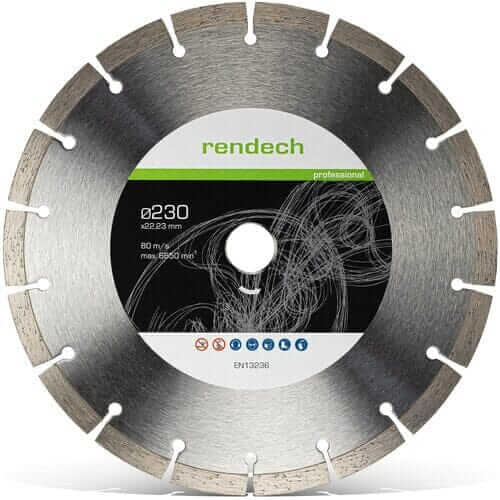 Diamanttrennscheibe für Winkelschleifer für die professionelle Anwendungen.