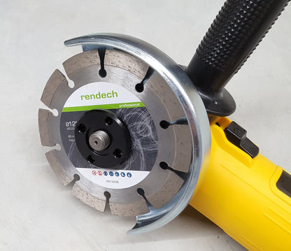 rendech Diamantscheibe 125 mm kompatibel für Flex Winkelschleifer von Bosch, Makita, Einhell, DeWalt uvm.