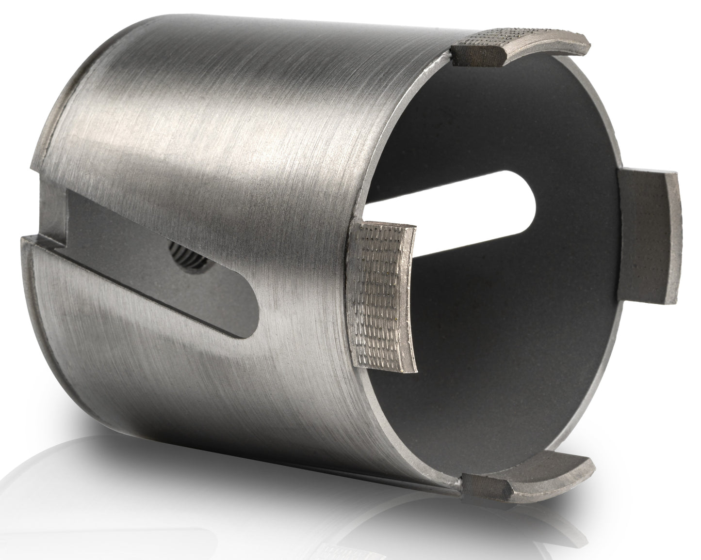 Matrix Diamantbohrkrone 82 mm aus Stahl, ideal für bohren von Beton und Mauerwerk, professionelle Qualität.