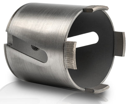 Matrix Diamantbohrkrone 82 mm aus Stahl, ideal für bohren von Beton und Mauerwerk, professionelle Qualität.