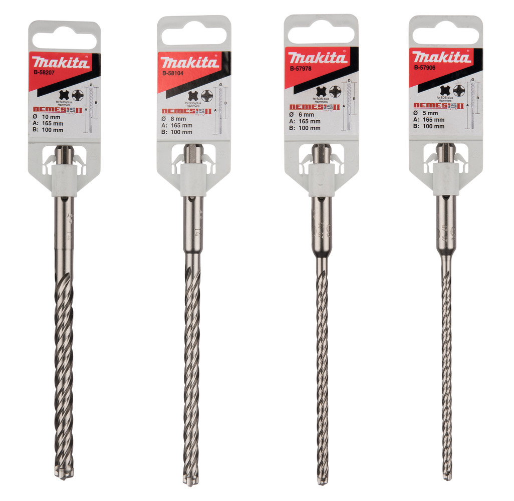 Makita Bohrhammer HR2670 - Set mit 4x NEMESIS2 Bohrer
