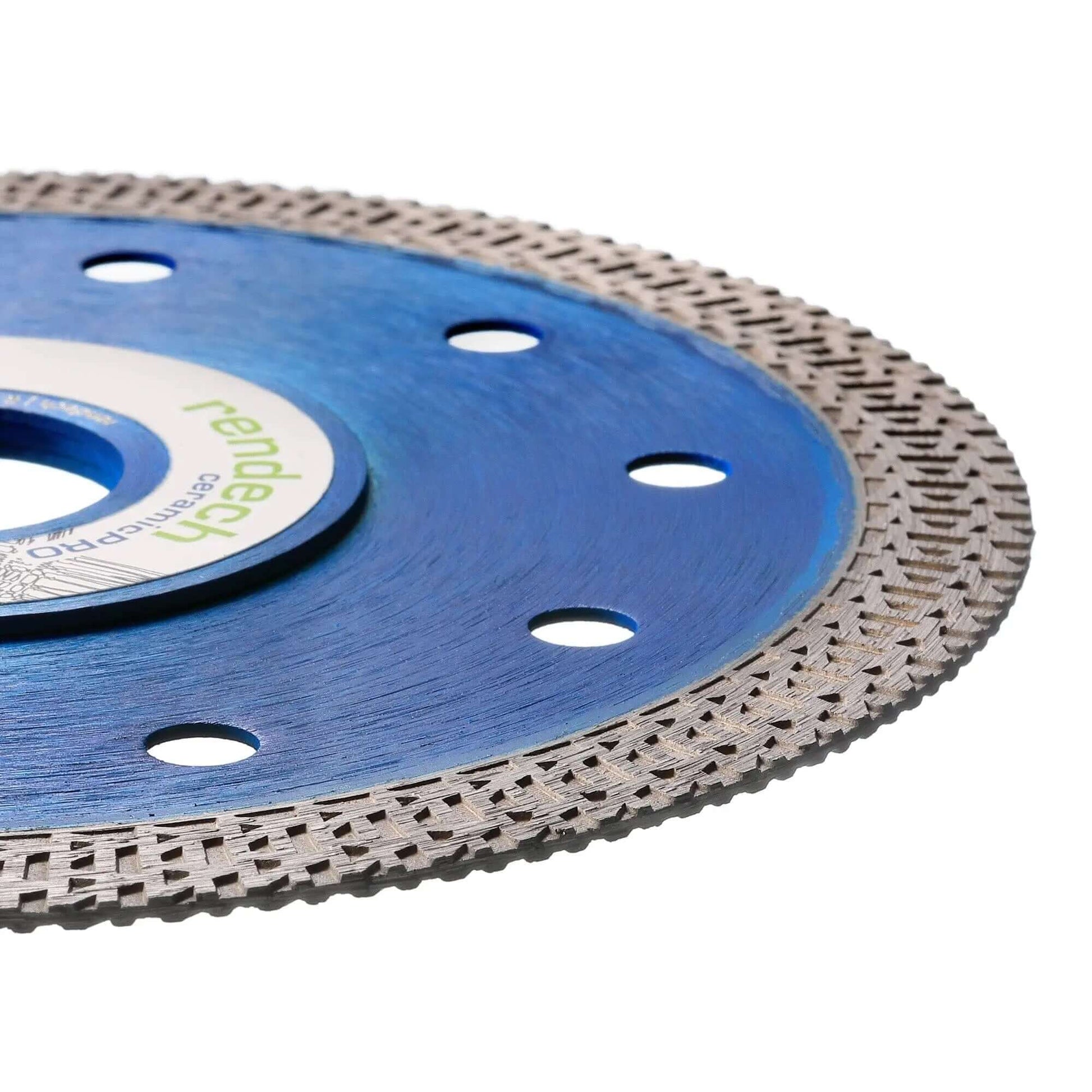 Profi Diamantscheibe 115 mm für Fliesen, Feinsteinzeug und Naturstein, mit Turbo Cut Segmenten für saubere Schnitte.