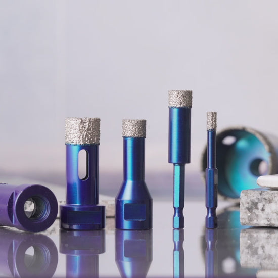 Anwendung in der Praxis - richtiger Bohrer zum bohren von Glas, Fliesen, Granit, Bodenfliesen, Wandfliesen