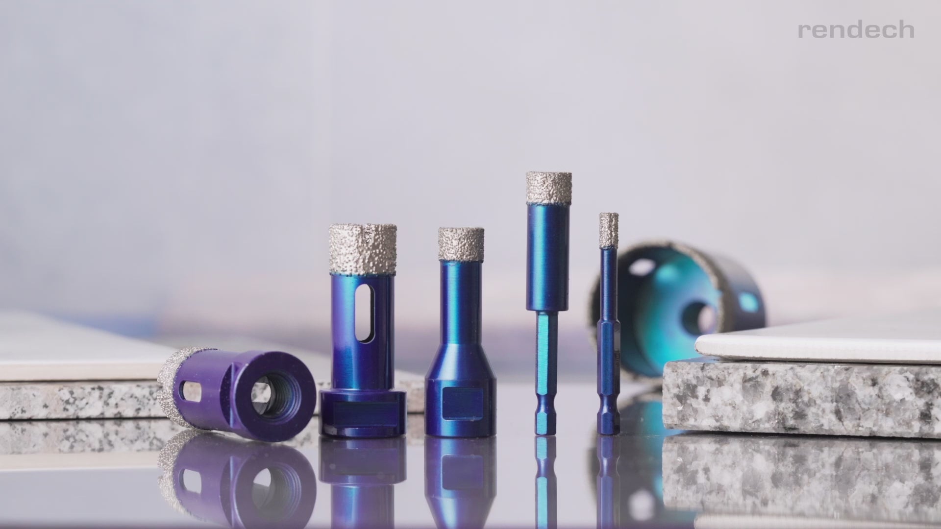 Anwendung in der Praxis - richtiger Bohrer zum bohren von Glas, Fliesen, Granit, Bodenfliesen, Wandfliesen