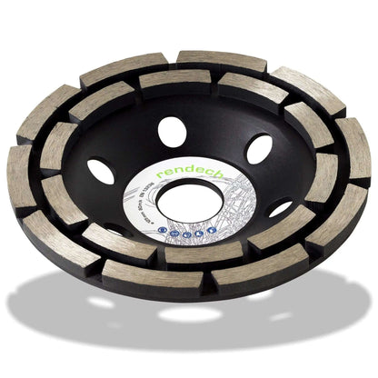 Diamant Schleiftopf 125 mm für Beton, Fliesenkleber und andere Materialien, professionelles Schleifwerkzeug.