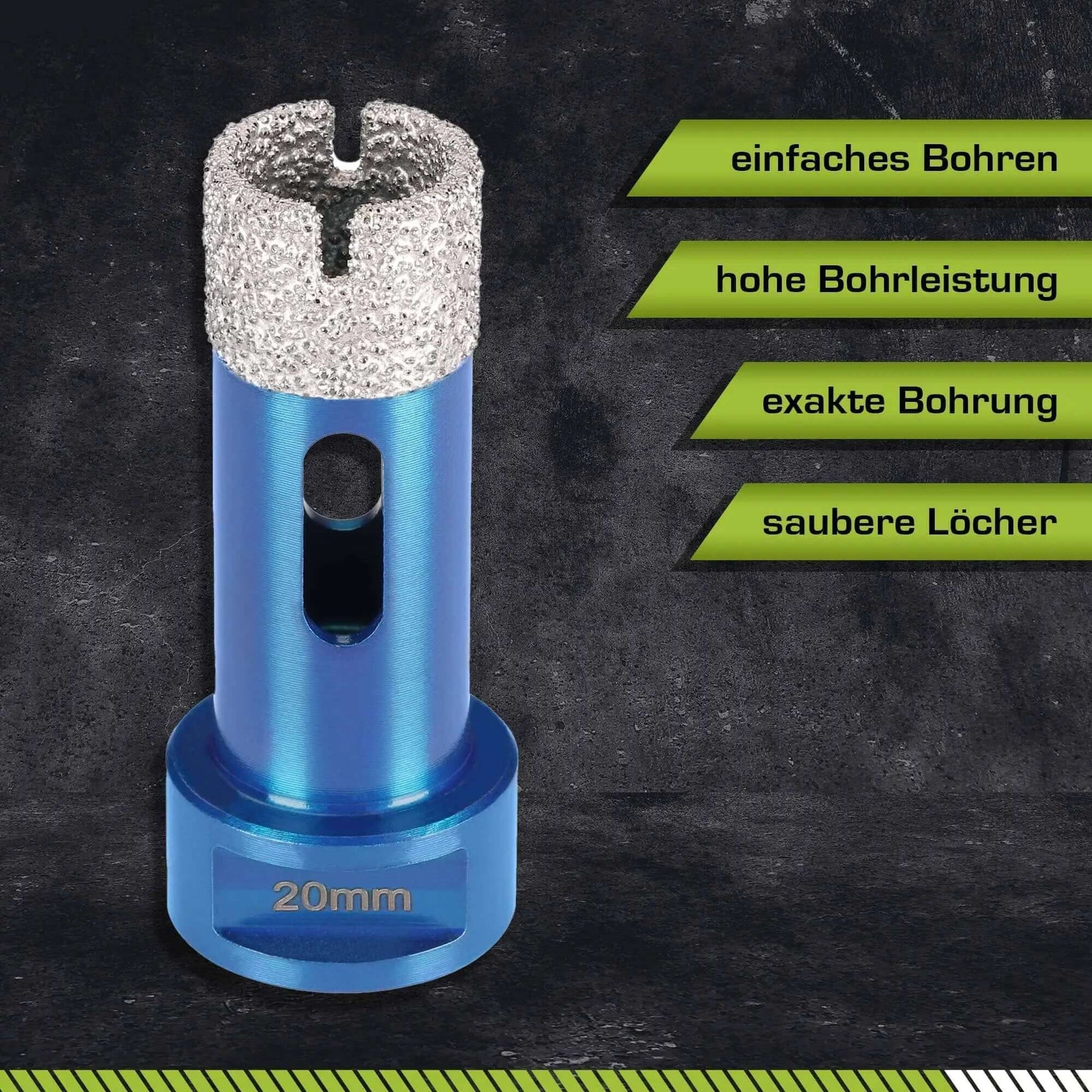 Profi Fliesenbohrer 20mm M14 - rendech®