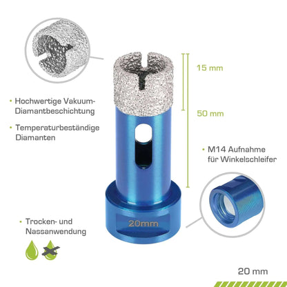 Profi Fliesenbohrer 20mm M14 - rendech®