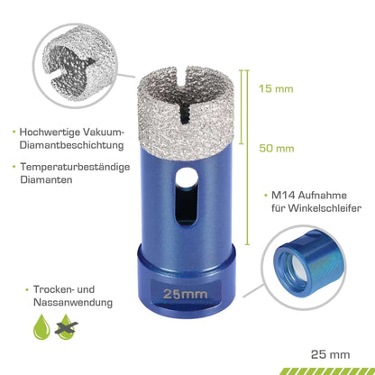 Profi Fliesenbohrer 25 mm M14 - rendech®