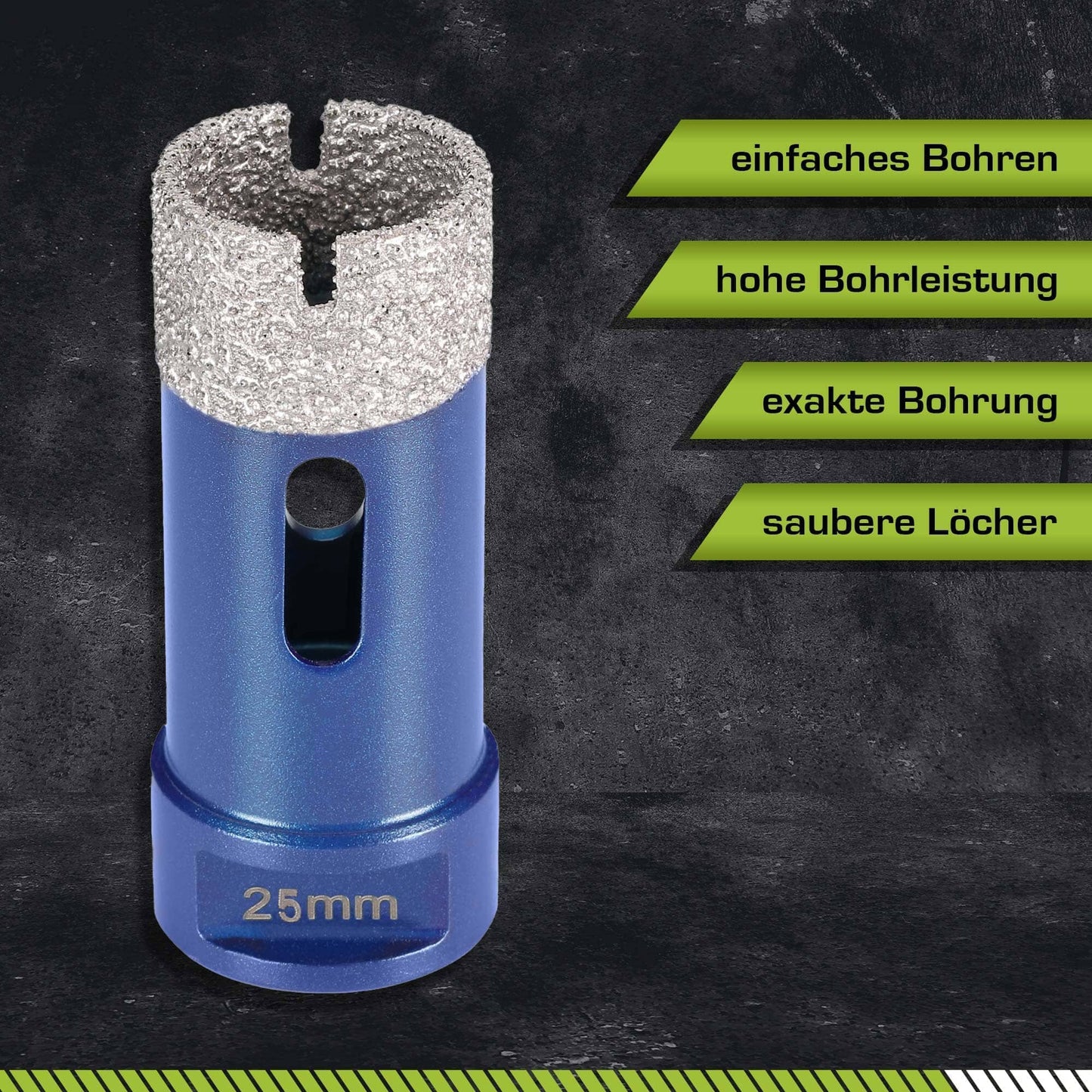 Profi Fliesenbohrer 25 mm M14 - rendech®