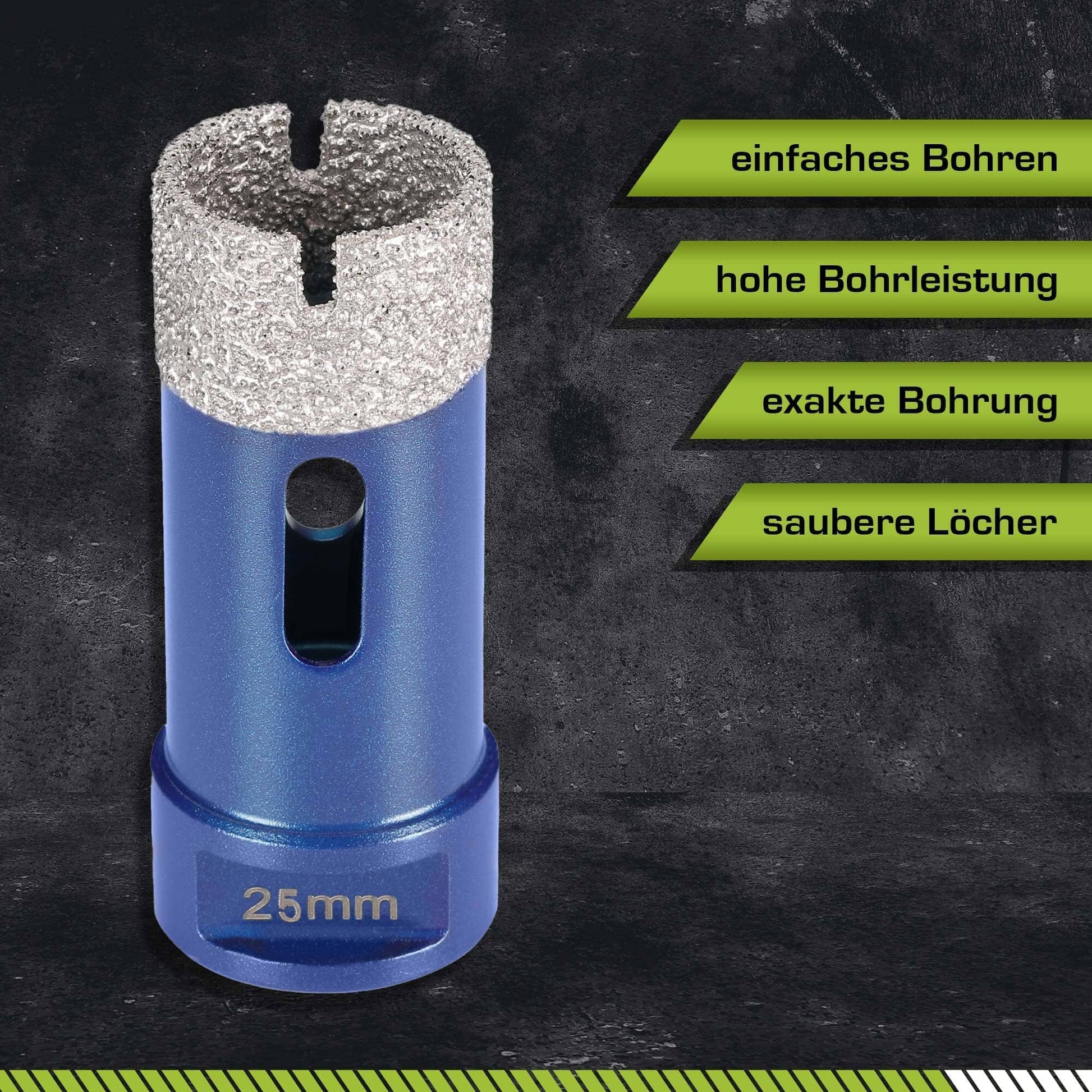 Profi Fliesenbohrer 25 mm M14 - rendech®