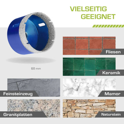 Profi Fliesenbohrer 68mm M14 - rendech®