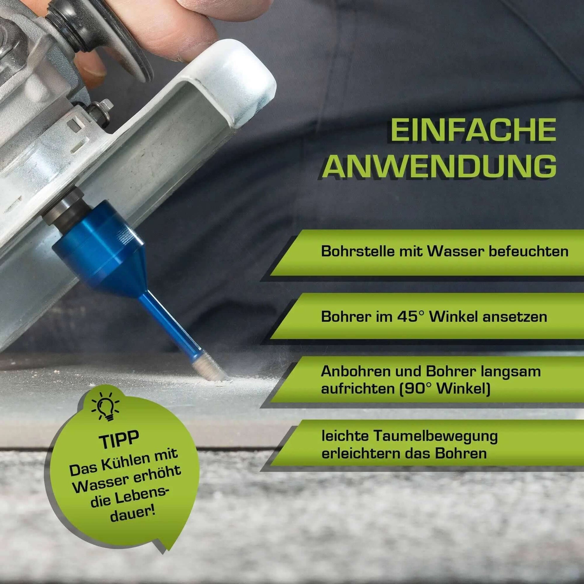 Profi Fliesenbohrer 6mm M14 - rendech®