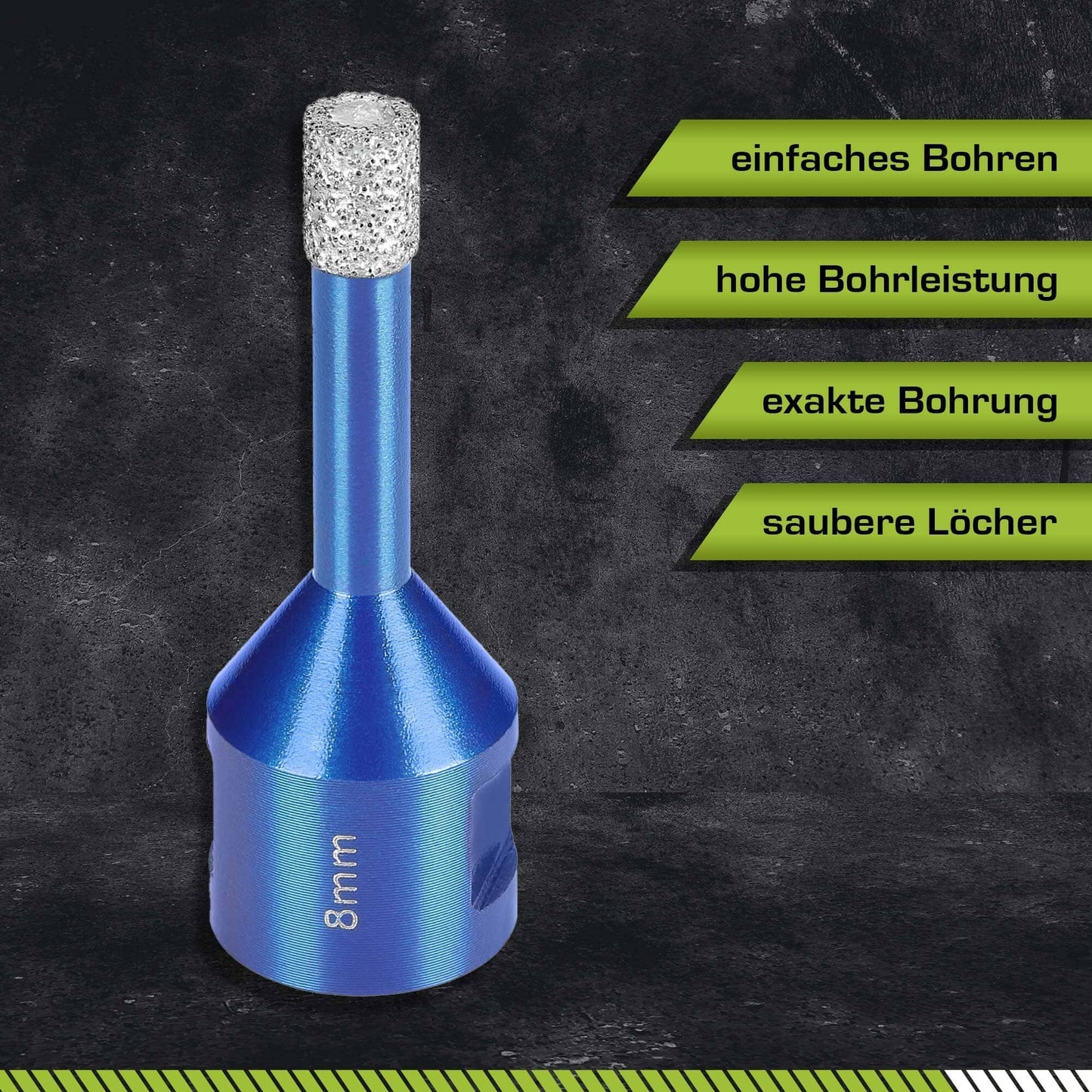 Profi Fliesenbohrer 8 mm M14 - rendech®