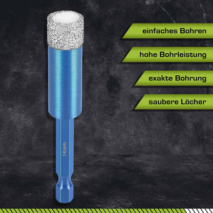 Profi Diamantbohrer 14mm BIT - rendech®