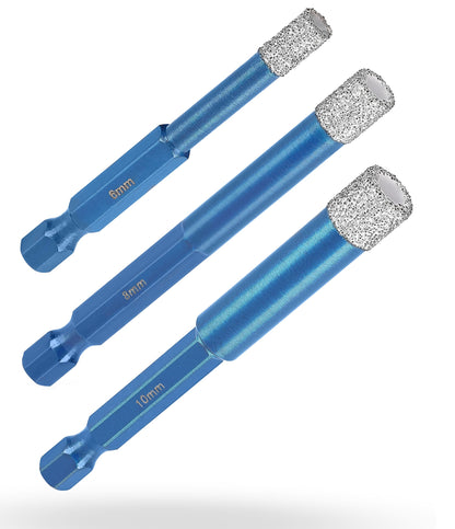 Fliesenboher SET mit Anbohrhilfe